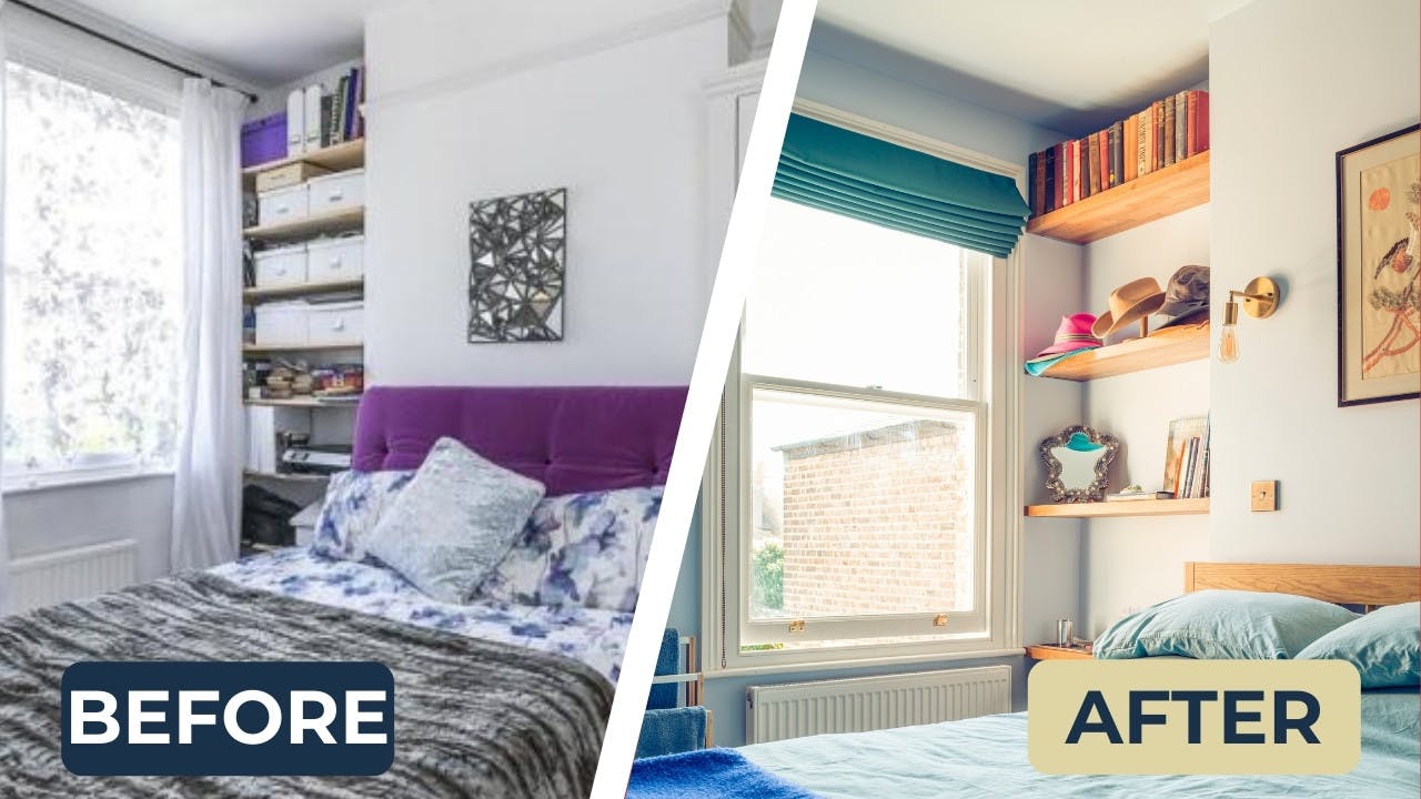 Kinveachy Spare Room Before & After